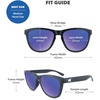 image:imageKnockaround Square Polarized Sunglasses for Men amp Women  UV400 ProtectionJelly Black  Moonshine