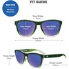 image:imageKnockaround Square Polarized Sunglasses for Men amp Women  UV400 ProtectionLargemouth Bass  Moonshine