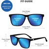 image:imageKnockaround Square Polarized Sunglasses for Men amp Women  UV400 ProtectionMoonshot  Light Moonshine