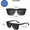 image:imageKnockaround Square Polarized Sunglasses for Men amp Women  UV400 ProtectionObsidian  Smoke