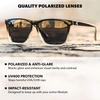 image:imageKnockaround Square Polarized Sunglasses for Men amp Women  UV400 ProtectionObsidian  Smoke