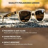 image:imageKnockaround Square Polarized Sunglasses for Men amp Women  UV400 ProtectionOn the Rocks  Amber