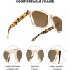 image:imageKnockaround Square Polarized Sunglasses for Men amp Women  UV400 ProtectionOn the Rocks  Amber