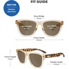 image:imageKnockaround Square Polarized Sunglasses for Men amp Women  UV400 ProtectionOn the Rocks  Amber