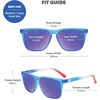 image:imageKnockaround Square Polarized Sunglasses for Men amp Women  UV400 ProtectionRocket Pop  Moonshine