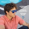 image:imageKnockaround Square Polarized Sunglasses for Men amp Women  UV400 ProtectionRocket Pop  Moonshine
