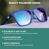 image:imageKnockaround Square Polarized Sunglasses for Men amp Women  UV400 ProtectionRubberized Navy  Mint