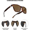 image:imageKnockaround Square Polarized Sunglasses for Men amp Women  UV400 ProtectionTortoise Shell  Amber