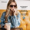 image:imageKnockaround Square Polarized Sunglasses for Men amp Women  UV400 ProtectionTortoise Shell  Amber