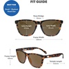 image:imageKnockaround Square Polarized Sunglasses for Men amp Women  UV400 ProtectionTortoise Shell  Amber
