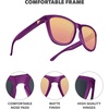 image:imageKnockaround Square Polarized Sunglasses for Men amp Women  UV400 ProtectionVelvet Royale  Rose Gold