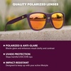 image:imageKnockaround Square Polarized Sunglasses for Men amp Women  UV400 ProtectionVelvet Royale  Rose Gold