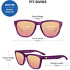 image:imageKnockaround Square Polarized Sunglasses for Men amp Women  UV400 ProtectionVelvet Royale  Rose Gold
