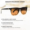 image:imageKnockaround Square Polarized Sunglasses for Men amp Women  UV400 ProtectionWest End Tortoise  Amber