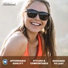 image:imageKnockaround Square Polarized Sunglasses for Men amp Women  UV400 ProtectionWest End Tortoise  Amber