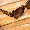 image:imageKnockaround Trendy Narrow Cat Eye Rectangle Polarized Sunglasses for WomenLe Grand Amour Tortoise  Smoke Gradient