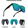 image:imageKnockaround Trendy Polarized Sunglasses for Men amp Women  UV400 ProtectionIbiza  Caribbean Moonshine