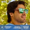 image:imageKnockaround Trendy Polarized Sunglasses for Men amp Women  UV400 ProtectionLive Free Or Tiedye  Aqua