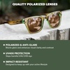 image:imageKnockaround Trendy Polarized Sunglasses for Women  UV400 ProtectionAged Sage  Amber