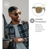 image:imageKnockaround Trendy Polarized Sunglasses for Women  UV400 ProtectionAged Sage  Amber Songbirds