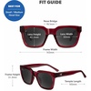 image:imageKnockaround Trendy Polarized Sunglasses for Women  UV400 ProtectionBlack Cherry  Smoke