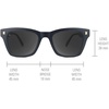 image:imageKnockaround Trendy Polarized Sunglasses for Women  UV400 ProtectionBlack on Black  Smoke
