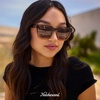 image:imageKnockaround Trendy Polarized Sunglasses for Women  UV400 ProtectionCortado  Smoke Gradient