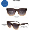 image:imageKnockaround Trendy Polarized Sunglasses for Women  UV400 ProtectionCortado  Smoke Gradient