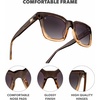 image:imageKnockaround Trendy Polarized Sunglasses for Women  UV400 ProtectionCortado  Smoke Gradient