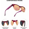image:imageKnockaround Trendy Polarized Sunglasses for Women  UV400 ProtectionHot Take  Rose Gold