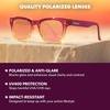image:imageKnockaround Trendy Polarized Sunglasses for Women  UV400 ProtectionHot Take  Rose Gold