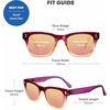 image:imageKnockaround Trendy Polarized Sunglasses for Women  UV400 ProtectionHot Take  Rose Gold