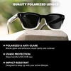 image:imageKnockaround Trendy Polarized Sunglasses for Women  UV400 ProtectionObsidian  Smoke
