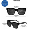 image:imageKnockaround Trendy Polarized Sunglasses for Women  UV400 ProtectionPiano Black  Smoke