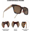 image:imageKnockaround Trendy Polarized Sunglasses for Women  UV400 ProtectionSonoma Dawn  Amber