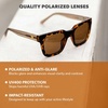 image:imageKnockaround Trendy Polarized Sunglasses for Women  UV400 ProtectionSonoma Dawn  Amber
