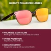 image:imageKnockaround Trendy Sunglasses for Women  UV400 ProtectionHot Take  Rose Gold