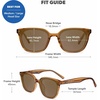 image:imageKnockaround Trendy Sunglasses for Women  UV400 ProtectionRio  Amber
