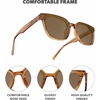 image:imageKnockaround Trendy Sunglasses for Women  UV400 ProtectionRio  Amber