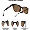 image:imageKnockaround Trendy Sunglasses for Women  UV400 ProtectionWest End Tortoise  Amber