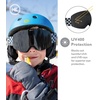 image:imageKnockaround Whirlwinds Snow Goggles for Kids  AntiGlare and Fog Coating with full UV400 ProtectionFine Tuned