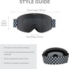 image:imageKnockaround Whirlwinds Snow Goggles for Kids  AntiGlare and Fog Coating with full UV400 ProtectionFine Tuned