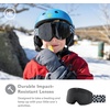image:imageKnockaround Whirlwinds Snow Goggles for Kids  AntiGlare and Fog Coating with full UV400 ProtectionFine Tuned