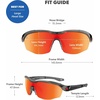 image:imageKnockaround Wraparound Sports Sunglasses for Men amp Women  UV400 ProtectionLava  Sunset