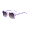 image:imageKnockaround Narrow Rectangle Polarized Sunglasses for Women  UV ProtectionHey Ube  Amber Gradient