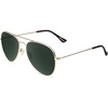 image:imageKnockaround Polarized Aviator Sunglasses for Men amp Women  UV ProtectionGold  Aviator Green
