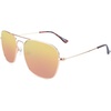 image:imageKnockaround Polarized Navigator Sunglasses for Men amp Women  UV ProtectionRose Gold  Copper Mount Evans