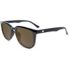 image:imageKnockaround Rounded Square Polarized Sunglasses for Men Women UV ProtectionWest End Tortoise  Amber