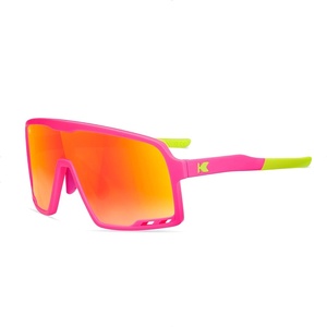 image:imageKnockaround Kids Sport Youth Baseball Sunglasses  UV400 ProtectionSpring Break  Red Sunset