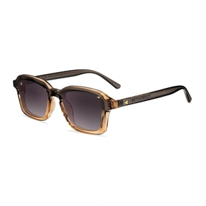image:imageKnockaround Narrow Rectangle Polarized Sunglasses for Women  UV ProtectionCortado  Smoke Gradient